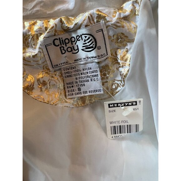 Clipper Bay Windbreaker Jacket Pants Nylon 90s NWT Small Retro 80s Vintage Y2K - Picture 4 of 13